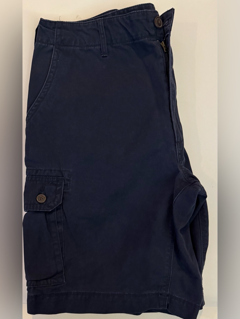 Arizona Jean Co Navy Cargo Shorts Men’s 36 Cotton Casual Utility Pockets